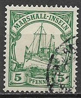 GERMANIA REICH COLONIA MARSHALL YVERT. 14 USATO VF - Marshall Islands