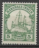 GERMANIA REICH COLONIA MARSHALL YVERT. 14 NUOVO SENZA GOMMA - Isole Marshall