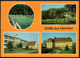 F1901 - TOP Herrnhut Schule Freibad - Bild Und Heimat Reichenbach - Herrnhut