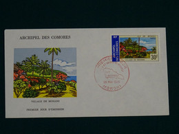 Comores 1975 Ile Moheli FDC VF - Covers & Documents