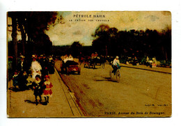 Loir LUIGI Paris Publicité Pétrole Hahn Avenue Du Bois De Boulogne - Loir