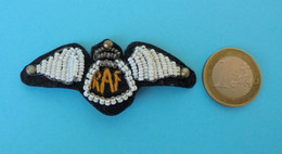 WW2 Original Vintage Beautifull Very High Quality RAF Pilot Wings Badge * British Air-Force Aviation England Luftwaffe - Aviation