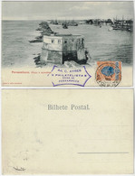Brazil Pernambuco 1905 Postcard Picão Fort And Reefs In Recife Editor Ramiro M. Costa Ship - Recife