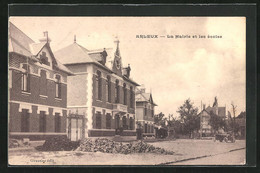 CPA Arleux, La Mairie Et Les écoles - Arleux