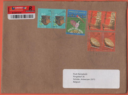 ARGENTINA - 2006 - 7 Stamps - Registered - Medium Envelope - Viaggiata Da Buenos Aires Per Schilde, Belgium - Cartas & Documentos