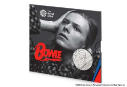 Great Britain UK £5 Five Pound Coin David Bowie - 2020 Royal Mint Pack - 5 Pond