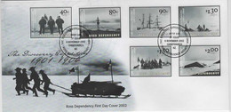 Ross Dependency SG 78-83  2002 Discovery Expedition ,First Day Cover - FDC