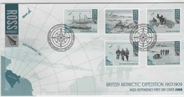 Ross Dependency SG 110-14 2008 British Antarctic  Expedition,First Day Cover - FDC