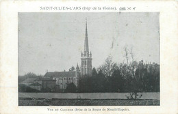 CPA FRANCE 86 "Saint Julien L'Ars, Vue Du Clocher" - Saint Julien L'Ars