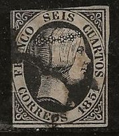 Espagne 1851 N° Y&T :   6 Obl. - Usados