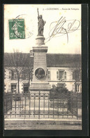 CPA Cleguerec, Statue De Pobeguin - Cleguerec