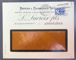 France N°294 Sur Enveloppe Illustrée D'Angoulème 15.12.1934 - (A1232) - 1921-1960: Moderne
