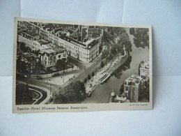 FAMILLE HOTEL MUSEUM PENSION AMSTERDAM PAYS BAS HOLLANDE ZUID HOLLAND  CPSM FORMAT CPA 1952 - Amsterdam