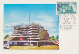 Carte  FRANCE    FRAMEXPHIL   Exposition  Philatélique   PAQUEBOT   FRANCE     LE  HAVRE   1967 - Briefmarkenausstellungen