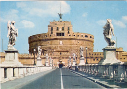 CPSM ITALIE ROME Pont Et Château Saint Ange - Bruggen