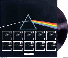 GROSSBRITANNIEN GRANDE BRETAGNE GB 2016 PINK FLOYD DARK SIDE OF THE MOON LIMITED EDITION MNH SG MS3851 - Feuilles, Planches  Et Multiples