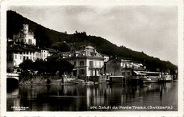 Saluti Da Ponte Tresa (Svizzera) (976) * 22. 7. 1937 - Ponte Tresa
