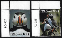 FEROE ISLANDS /FAROE / FÄRÖER /FØROYAR  -EUROPA 2021 -ENDANGERED NATIONAL WILDLIFE"-  SERIE De 2 V. - CH-IZQ. - 2021