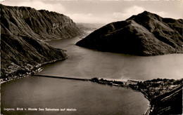 Lugano - Blick V. Monte San Salvatore Auf Melide - Melide