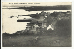 SAINT POL DE LEON , PEMPOUL , Vue Générale , 1916 , CPA ANIMEE - Saint-Pol-de-Léon