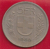 SUISSE 5 FRANCS - 1968 - Svizzera