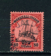 MARSHALL ISLANDS  -  1901 Yacht Definitive 80pf Used As Scan - Isole Marshall