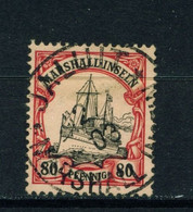 MARSHALL ISLANDS  -  1901 Yacht Definitive 80pf Used As Scan - Isole Marshall