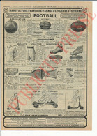 2 Vues Pub 1924 Sport Vintage Matériel Football Rugby Ballon Chaussures Appareils Photographiques Photographique  249/18 - Werbung