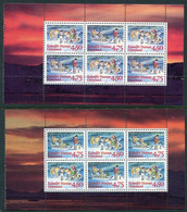 GREENLAND 1997 Christmas Booklet Panes MNH / **.  Michel 313x-14x - Sonstige & Ohne Zuordnung