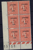 France: Yv 262 Cornerpiece Of 6 Stamps MNH/** Sans Charniere. Postfrisch   Perforation Not Everywhere Completed - Ungebraucht