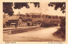 57-BITCH- LA GARE ET LE CITADELLE - Bitche