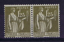 France Yv 287 Paire MH/*, Mit Falz, Avec Charnière - 1932-39 Paz