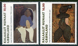 GREENLAND 1997 Gitz-Johansen Centenary 16.00 Kr MNH / **.  Michel 310-11 - Unused Stamps