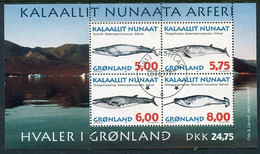 GREENLAND 1997 Whales II Block  Used.  Michel Block 13 - Usados