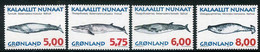 GREENLAND 1997 Whales II  MNH / **.  Michel 305-08 - Ungebraucht