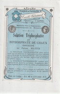 AUTRE COLLECTION 35 : Solution Triphosphatée  étiquette Pharmaceutique E Giraud Pharmacie Du Chemin De Fer A Lunel - Attrezzature Mediche E Dentistiche