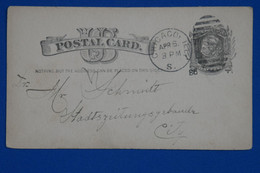 T4 ETATS UNIS CARTE RARE 1885 CHICAGO   + AFFRANCHISSEMENT INTERESSANT - Lettres & Documents