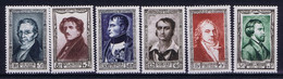 France: Yvert Nr 930 - 935 , 1952 Mint Never Hinged, Sans Charniere. Postfrisch - Unused Stamps