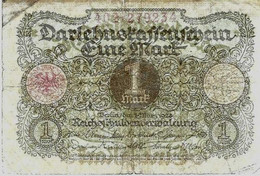 ALLEMAGNE  : Darlehnskassenschein – 1 Mark – 010/03/1920 - Sin Clasificación
