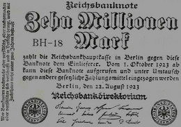 ALLEMAGNE  : Reichsbanknote – 10.000.000 Mark – 22/10/1923 - 100 Mio. Mark