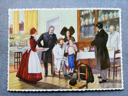 Carte Postale Louis Pasteur Collection Les Grands Hommes éditée Par Comptoir De Famille - Personaggi Storici