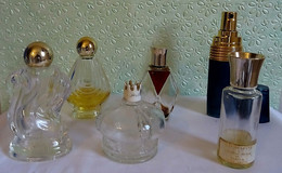 Lot De 6 Flacons De Parfum Anciens Et Semi-anciens VIDES/EMPTY (MnSB3) - Frascos (vacíos)