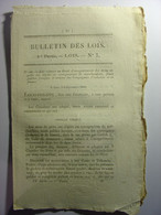 BULLETIN DES LOIS 1830 - RETOUR DES FRANCAIS BANNIS EN 1816 (LOI CONTRE LES REGICIDES) - CREDIT POUR MINISTRE INTERIEUR - Décrets & Lois