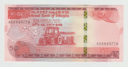 Banknote Äthiopien 50 Birr 2020 Pick 54 UNC - Etiopia