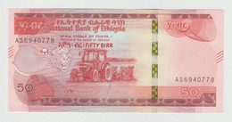 Banknote Äthiopien 50 Birr 2020 Pick 54 UNC - Ethiopië