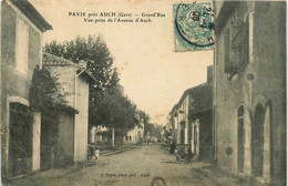 Pavie * Grand Rue * Vue Prise De L'avenue D'auch * Près Auch - Sonstige & Ohne Zuordnung