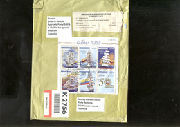 Colombia R Covers, Lettre. Letter, Brief - Colombia
