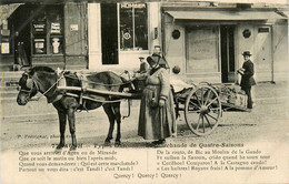 Auch * Type Gascons * La Marchande De Quatre Saisons * Attelage * Vieille Femme Du Pays - Auch