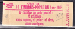 SABINE - CARNET FERME De 10 TIMBRES - YVERT N° 1972 Conf.4  ** MNH - SANS DATE ! - GOMME BRILLANTE - Unclassified