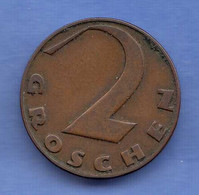 Münze Austria, 2 Groschen 1930 Cu - Austria
